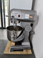 Batidora Planetaria Comercial de Alta Potencia de 30L, Motor de Múltiples Velocidades con Rodamientos Reforzados para Uso en Panadería