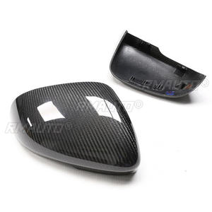 Cubierta de Espejo Retrovisor Lateral de Fibra de Carbono Real para Jaguar XF XFL XE XEL XK XJL I-Pace 2015-IN - Product Image 6