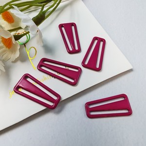 ห่วงและแถบเลื่อนสายโลหะเคลือบไนลอนปรับอุปกรณ์เสริมสำหรับชุดว่ายน้ำชุดชั้นในสายสแตนเลส8วงแหวนสำหรับบรา - Product Image 5