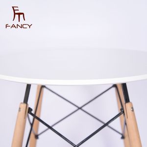 Langfang Fantasia moderna mobili di qualità del hign MDF Tavolo Da Pranzo Bianco per la vendita - Product Image 4