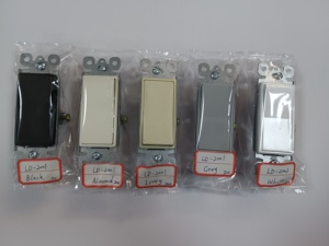 מתג קיר אמריקאי יוקרתי לבן, 15A <span class=keywords><strong>120V</strong></span>-277V, מתג נדנדה תלת כיווני, מאושר לעיצוב תאורה. - Product Image 2