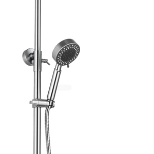 Ensemble de <span class=keywords><strong>Douche</strong></span> en Acier Inoxydable Chuveiro avec Pommeau Pluie, Mitigeur Mural pour Appartement et Hôtel - Product Image 5