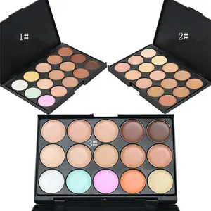 Cheap Price Private Label Cosmetics Makeup Eyeshadow Palette 15 Colors Concealer Contour Palette Face Care Camouflage