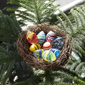 크리스탈 계란 부활절 달걀 수제 작은 계란 장식 가정 장식 소장 입상 친환경