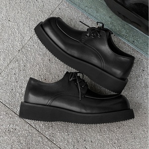 Chaussures en cuir tendance pour hommes, de haute qualité, chaussures classiques pour hommes, design à semelle épaisse, grandes tailles, chaussures derby les plus vendues - Product Image 1