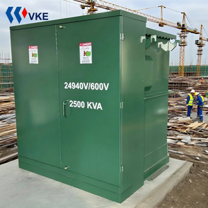 2025 Vke Driefasige Geluidsarme Olie-Ondergedompelde Onderstation 750 Kva 12.47 Kv Pad Gemonteerde Transformator 1250kva - Product Image 6