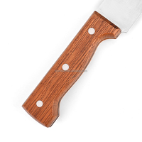 Couteaux de cuisine professionnels personnalisés de haute qualité couteau de Chef en acier inoxydable lame Laser en bois d'origine couteau de boucher Offre Spéciale