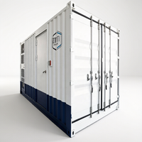 Infrastructure de centre de données extérieur en gros avec boîtier de distribution d'énergie électrique modulaire extensible pour les interventions en cas de catastrophe