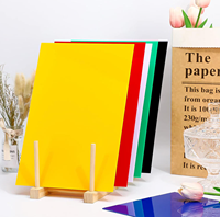 Feuille acrylique colorée transparente et opaque, plaque en plastique PMMA découpée sur mesure pour la décoration et la signalétique