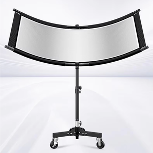 Thép không gỉ vỏ sò ánh sáng khuếch tán cong nhiếp ảnh ánh sáng phản xạ cho video studio ảnh accessor - Product Image 1