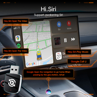 Stabile Verbindung Android Auto Mirror Link AirPlay USB / Type-C Anschluss 4-in-1 Kabelloser CarPlay Adapter für Auto