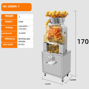 Blender-mixeur commercial 110V avec extracteur <span class=keywords><strong>de</strong></span> <span class=keywords><strong>jus</strong></span> pour smoothies et boissons glacées - Product Image 5