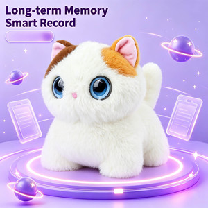 ของเล่นตุ๊กตาหรูหราแบบขายส่ง เป็นมิตรกับสิ่งแวดล้อม แบบอินเทอร์แอคทีฟ หน่วยความจำยาวนาน รองรับ 66 ภาษา รุ่น 2.4G WiFi สำหรับชุดของขวัญวันเกิด แบบกำหนดเองได้ - Product Image 3