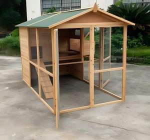 Pollaio in Legno Impermeabile di Lusso Extra Large per Esterni, Casa per Quaglie e Polli, Gabbia per Animali da Cortile - Product Image 3