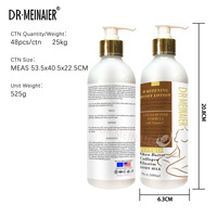 Lotion de massage corps carotte et noix de coco la plus vendue - Hydratante et nourrissante pour la peau, raffermissante et hydratante, 500ml