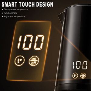 Hervidor eléctrico de 0.8L de acero inoxidable con apagado automático y protección contra la ebullición en seco para uso doméstico - Product Image 4