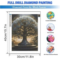 2024 nouveau 5D bricolage arbre diamant peinture Kit arbre de vie diamant broderie couleur peinture à l'huile main bricolage mosaïque art décoration de la maison