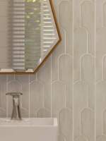Carreaux de céramique de luxe 70x280mm à motif plume, polis et antidérapants, pour murs de salle de bain et de douche de maison moderne et spa