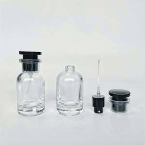 Flacon de parfum rond en verre personnalisé de 30 ml, 50 ml, 100 ml avec pulvérisateur à pompe, impression sérigraphique, emballage de luxe, y compris boîte personnalisée - Product Image 2