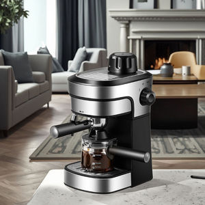 Cafetera Espresso de Doble Uso, Doméstica y Comercial, Semiautomática, Eléctrica, de Plástico, 20 Bares de Presión, 1050W, para Hoteles - Product Image 1