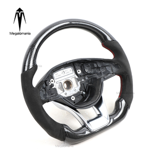 Volant de style ancien compatible avec Benz C200 <span class=keywords><strong>C63</strong></span> C300 808 W204 W205 SLK GLK GLC GLE, peut être amélioré en volant en fibre de carbone - Product Image 1