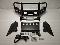 Pare-chocs avant en acier de style sport Marchepieds latéraux Bull Bar Installation facile pour Toyota Hilux GR Accessoires d'extérieur Kit de carrosserie de voiture