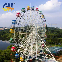 Manège de fête foraine pour aire de jeux extérieure, cabine pour grande roue de 42 m, attractions de parc à vendre