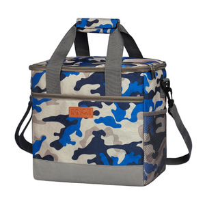 Large Capacity Insulated <b>Lunch</b> <b>Bag</b> Oxford Cloth Leak Proof For Office School Picnic Ice <b>Pack</b> - Product Image 2