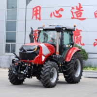 Tracteur agricole de 130 ch avec pièces optionnelles, machines agricoles, tracteur 4x4, mini-tracteur pour l'agriculture