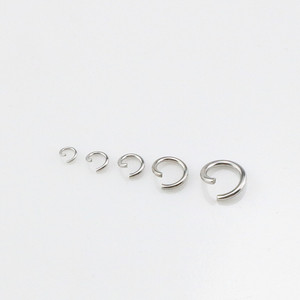 200pcs/bag Aceworks AC006-S Stainless Steel Open Jump <b>Rings</b> | Silver Color Strong Durable | Steel Open Circle Jump <b>Rings</b> Jewelry - Product Image 1