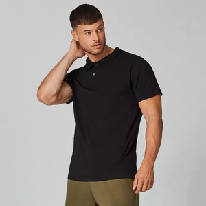 Personalizada de algodón Casual de los hombres de Golf para Polo camiseta de talla grande transpirable Anti-Pilling bordado Logo lavado Jersey diseño en blanco - Product Image 3