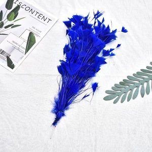 Guniea <span class=keywords><strong>fowl</strong></span> Tước coque lông hoa gắn kết cho vật làm mũ fascinators - Product Image 5