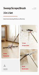 KOOCCA Produits de nettoyage ménagers Articles Magic Floor Window Broom Wiper Racloir à <span class=keywords><strong>eau</strong></span> <span class=keywords><strong>avec</strong></span> <span class=keywords><strong>brosse</strong></span> pour <span class=keywords><strong>le</strong></span> nettoyage domestique - Product Image 5