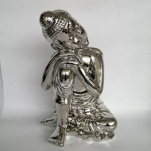 Statue de bouddha en <span class=keywords><strong>céramique</strong></span>, bureau, intérieur, l'été, pour la méditation bouddhiste, vente en gros - Product Image 6