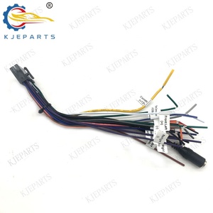 Adaptador personalizado de 20 pines, arnés de cableado completo para coche, Cable de altavoz estéreo para Boss Radio Lady Shoes, vestido negro - Product Image 6