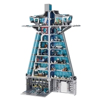 52800 5883 pièces City Super Building 10th Floor Tower Model Small Bricks Toys for Kids 76269 Blocks Sets