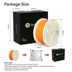 <span class=keywords><strong>Kexcelled</strong></span> Filament <span class=keywords><strong>PLA</strong></span>/PETG/ABS 1.75mm 5KG grand rouleau de filament d'imprimante 3D sans emmêlement compatible avec Bambu Lab - Product Image 2