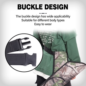 SPG Archery Arrows Bag Recurve Bow Takedown Longbow Hunting Waist Holder Adjustable Backpack Belts Storage Arrow <strong>Quiver</strong> - Product Image 4