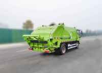 Camion compacteur de transfert de déchets Dongfeng 6 mètres carrés à positionnement élevé 4x2 Moteur Diesel EURO 5