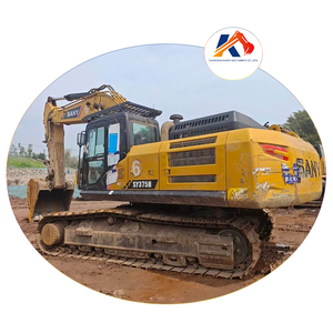 Excavadora de cadenas usada Sany SY375H de 37.5 toneladas, modelo 2021, hidráulica de servicio pesado, 365H 335H, pocas horas, motor Isuzu, bomba de engranajes PLC - Product Image 1