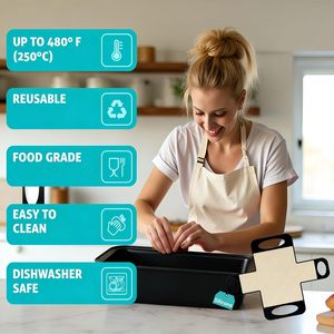 Moules à <span class=keywords><strong>pain</strong></span> <span class=keywords><strong>pour</strong></span> la cuisson, ensemble de moules à <span class=keywords><strong>pain</strong></span> avec doublures en silicone antiadhésives <span class=keywords><strong>pour</strong></span> <span class=keywords><strong>pain</strong></span> au <span class=keywords><strong>levain</strong></span> et <span class=keywords><strong>pain</strong></span> aux bananes - Product Image 5
