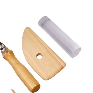 Cerámica para <span class=keywords><strong>principiantes</strong></span> Arcilla Cerámica Modelado Tallado Esculpir 11 piezas Herramienta de cerámica <span class=keywords><strong>Kit</strong></span> de inicio con estuche de transporte negro - Product Image 2