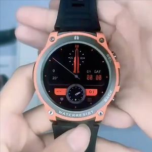 นาฬิกาอัจฉริยะสำหรับเล่นกีฬา DM55หน้าจอ1.43นิ้ว AMOLED 400mAh ตรวจวัดอัตราการเต้นของหัวใจ BT กันน้ำกลางแจ้งสมาร์ทวอทช์ฟิตเนส - Product Image 3