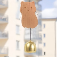 Carillon de dopamine de vente chaude avec des tons de laiton système de notification de location de forme animale pour la cloison de séparation de cabine de bureau