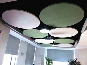 Panneau acoustique suspendu <span class=keywords><strong>au</strong></span> <span class=keywords><strong>plafond</strong></span>, de haute qualité NRC 0.9, nuage acoustique - Product Image 3