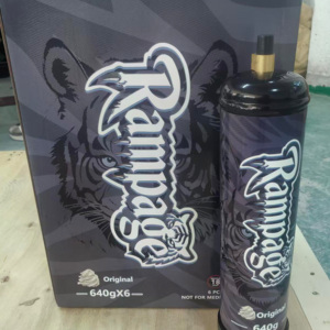 กระป๋องแก๊สทำวิปครีมยี่ห้อ Rampage ที่ได้รับการยอมรับอย่างแพร่หลาย สำหรับทำฟองนมและตกแต่งเครื่องดื่มแฟนซี - Product Image 3