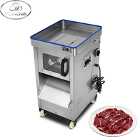 Moteur en cuivre pur, épaisseur réglable, acier inoxydable 304, espacement des lames réglable, trancheuse à viande, coupe-viande