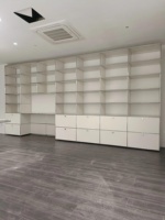 Moderner Edelstahl-Modul-Aufbewahrungsschrank, multifunktional, schlicht, dekoratives Sideboard für das Wohnzimmer, Mittelalter-Stil, rostfrei