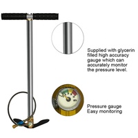 Pompe à air PCP manuelle à pédale fixe à trois étages, haute pression, 4500 psi, 300 bar, 30 MPa, style classique, sur mesure, pour usage domestique et extérieur, TUXING