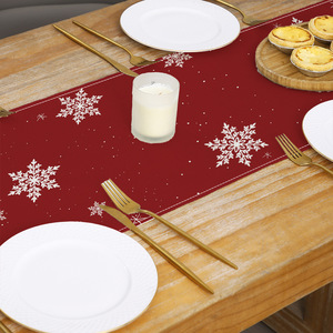 Camino de mesa navideño de tela, decoración navideña para el hogar, mantel, adorno navideño, <span class=keywords><strong>XM</strong></span>-271 - Product Image 3